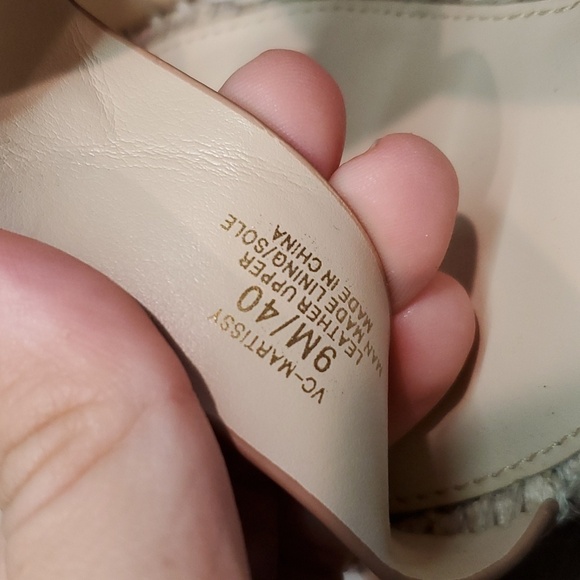 NEW Vince Camuto Women Martissy Ankle Leather Espadrille Wedge Sandals Shoes 9M - Picture 12 of 12